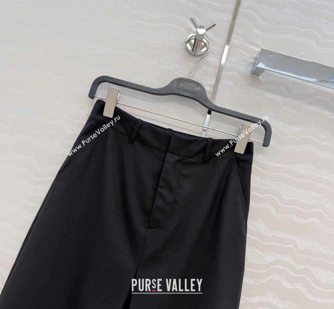 Loewe Wool Blend Skirt Black 2026 LW031101 (QI-260311051)