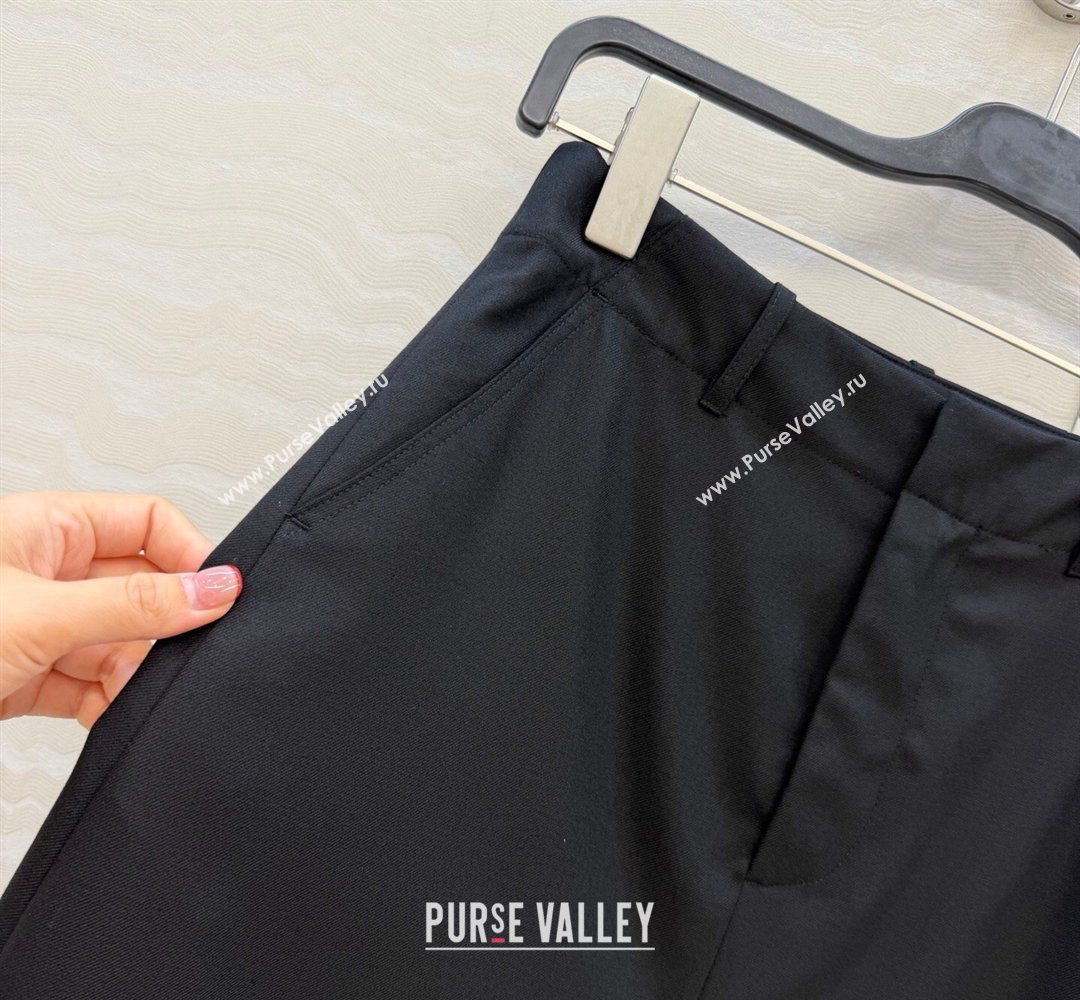 Loewe Wool Blend Skirt Black 2026 LW031101 (QI-260311051)