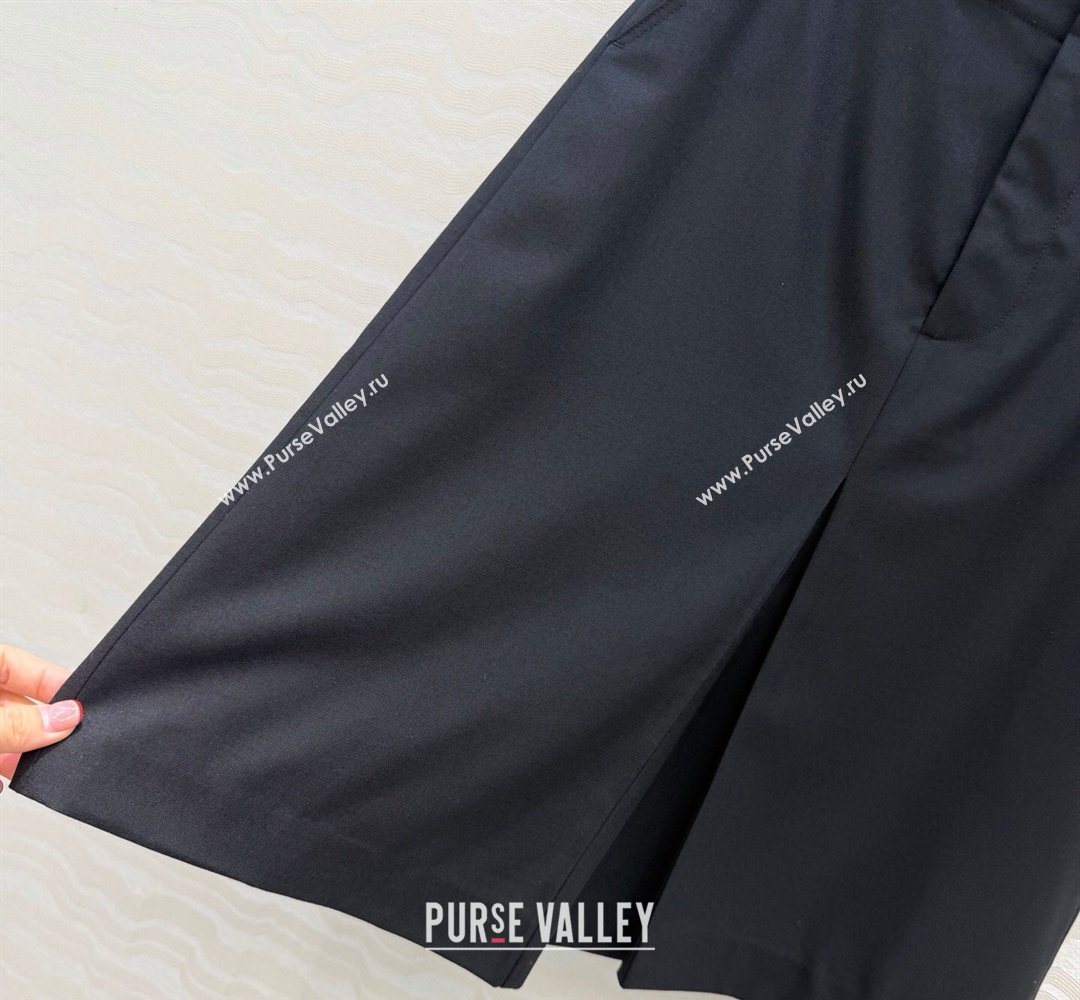 Loewe Wool Blend Skirt Black 2026 LW031101 (QI-260311051)