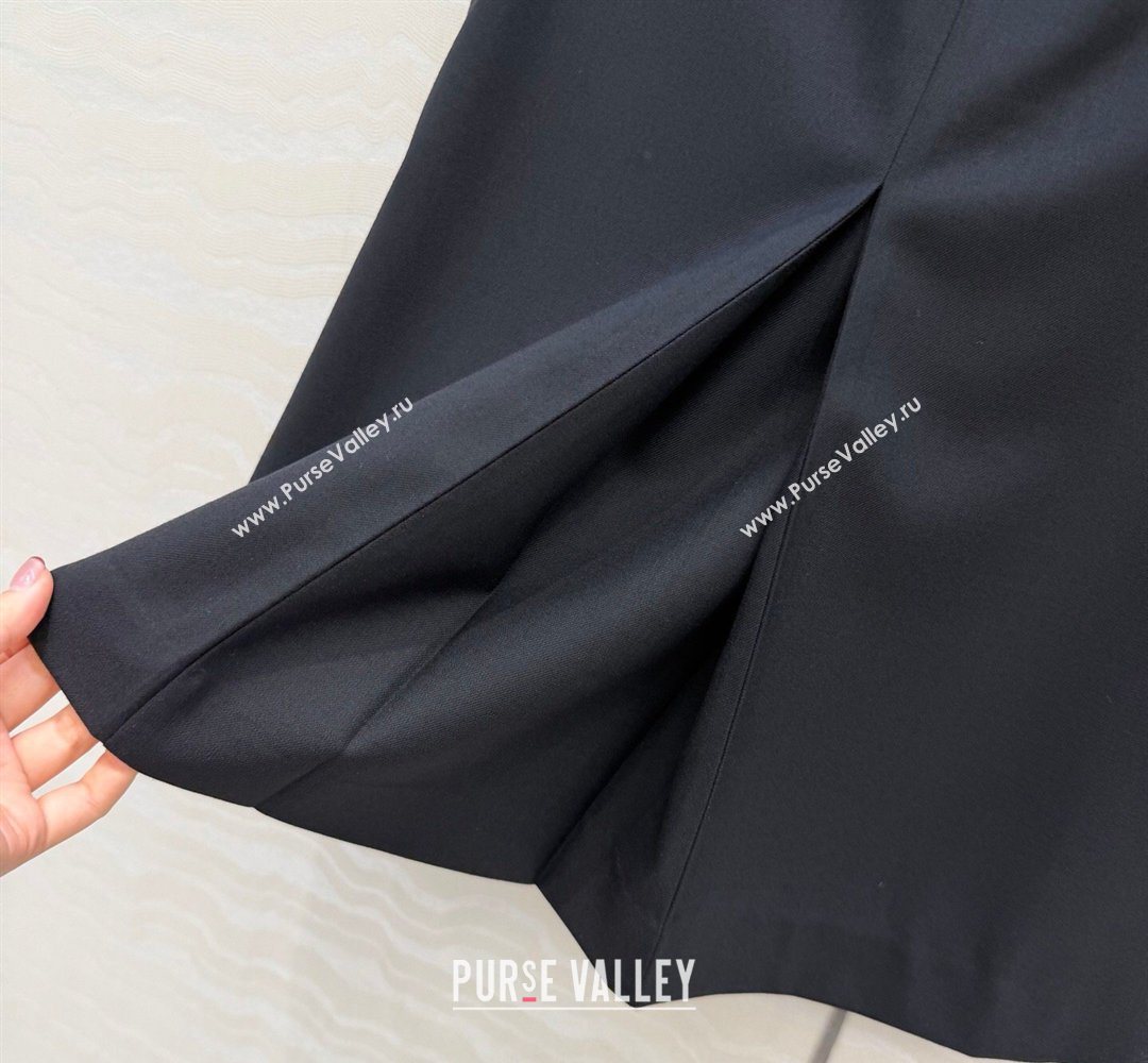 Loewe Wool Blend Skirt Black 2026 LW031101 (QI-260311051)