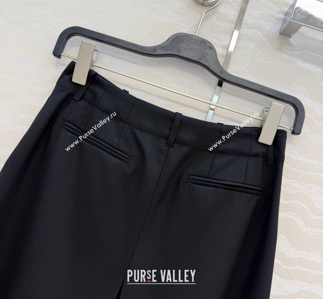 Loewe Wool Blend Skirt Black 2026 LW031101 (QI-260311051)