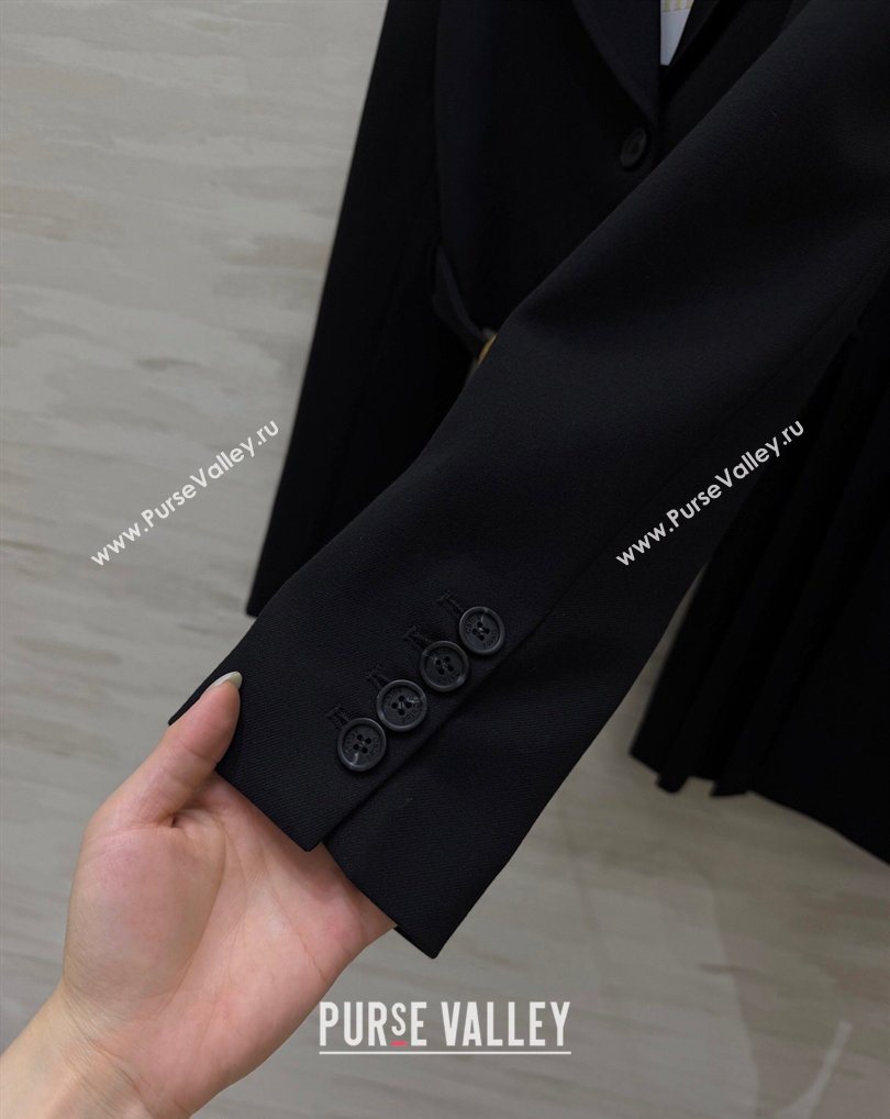 Chloe Jacket and Skirt Set Black 2026 0311 (QI-260311052)