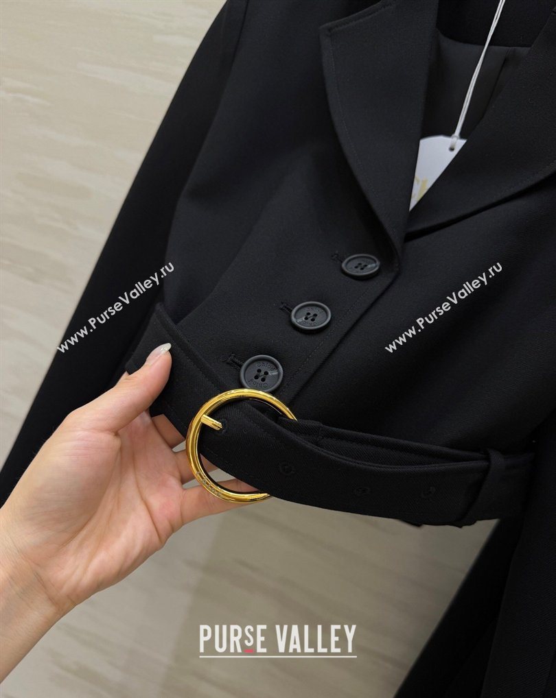 Chloe Jacket and Skirt Set Black 2026 0311 (QI-260311052)