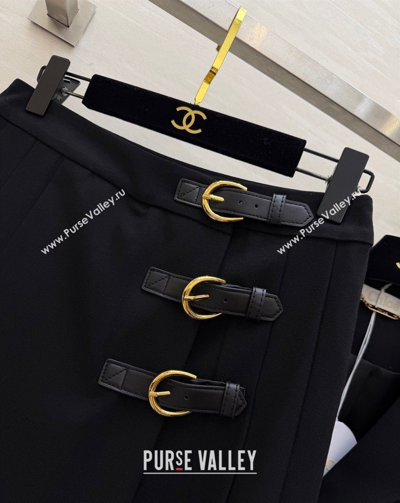 Chloe Jacket and Skirt Set Black 2026 0311 (QI-260311052)