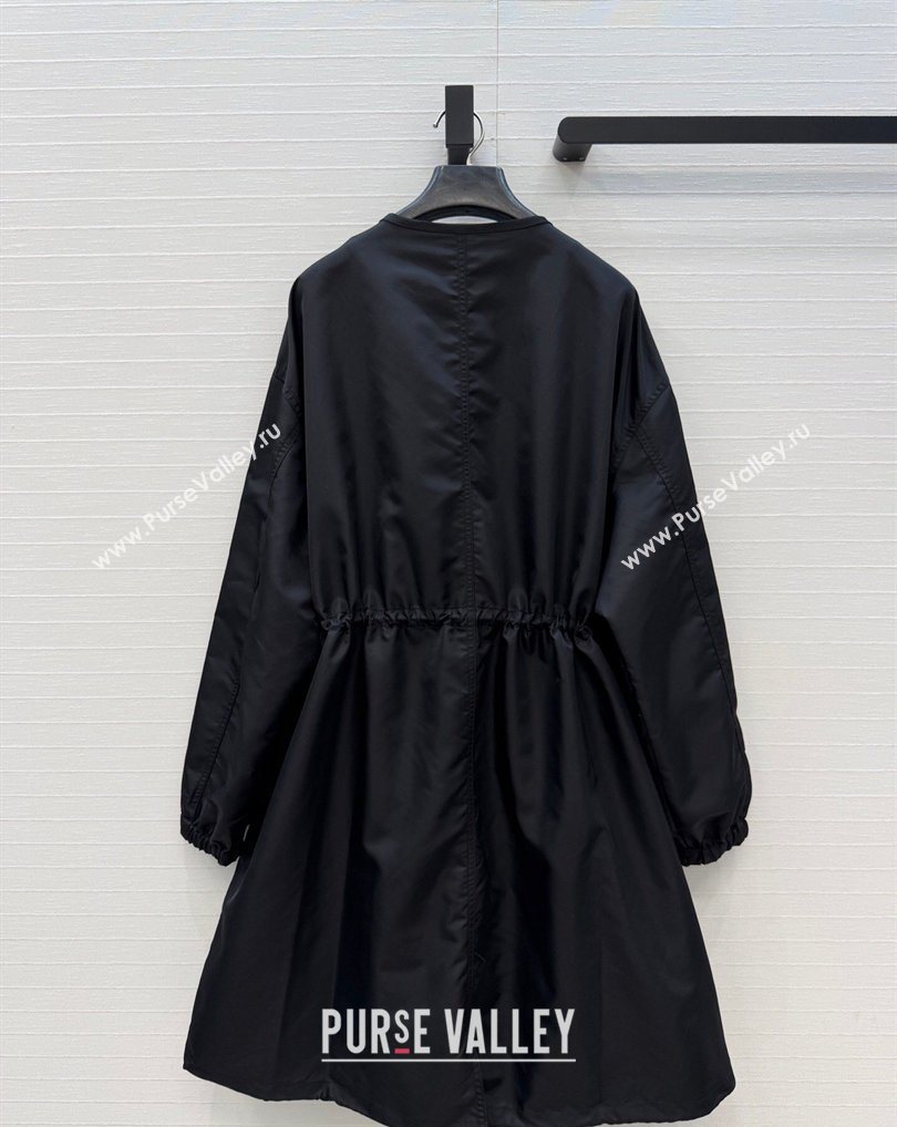 Prada Nylon Coat Black 2026 PR031102 (QI-260311060)