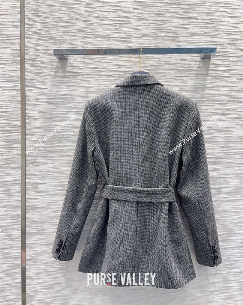 Louis Vuitton Skirt and Jacket Set Grey/Blue 2026 LV031101 (QI-260311078)