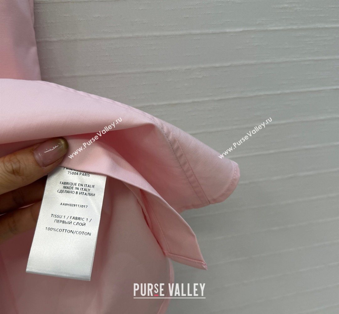 Alaia Cotton Shirt Vest Pink 2026 AL031103 (QI-260311020)