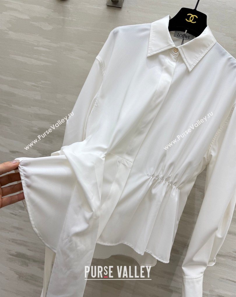 Loewe Ring Charm Shirt White 2026 LW031102 (QI-260311053)