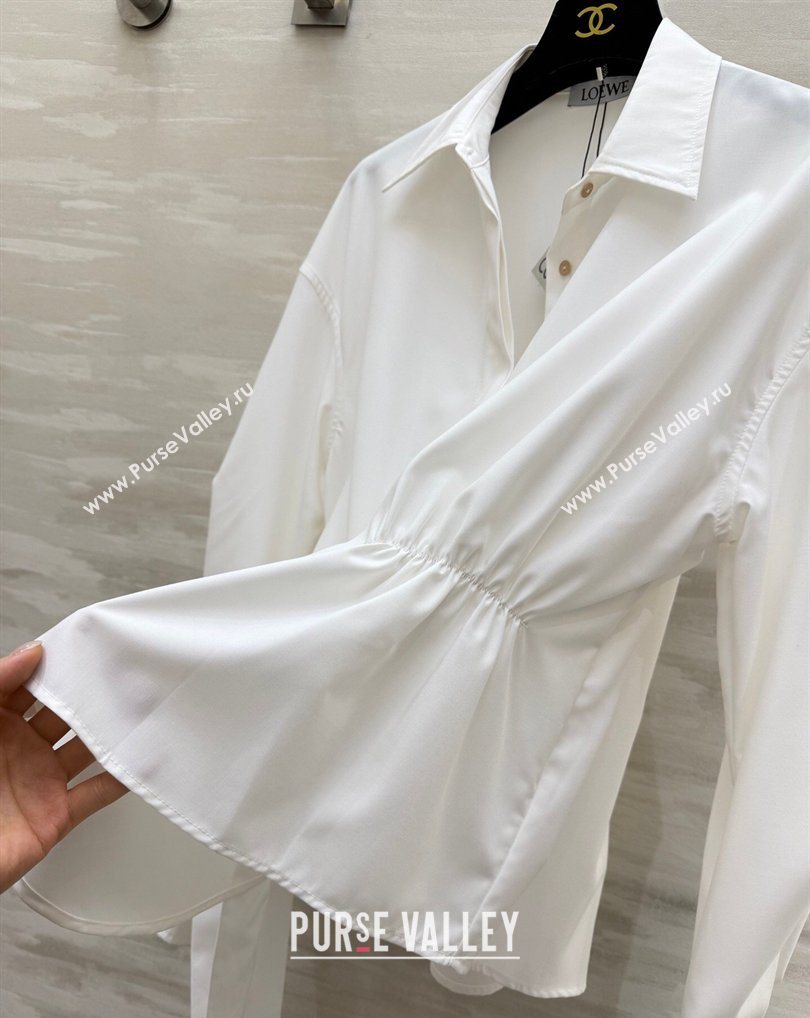 Loewe Ring Charm Shirt White 2026 LW031102 (QI-260311053)
