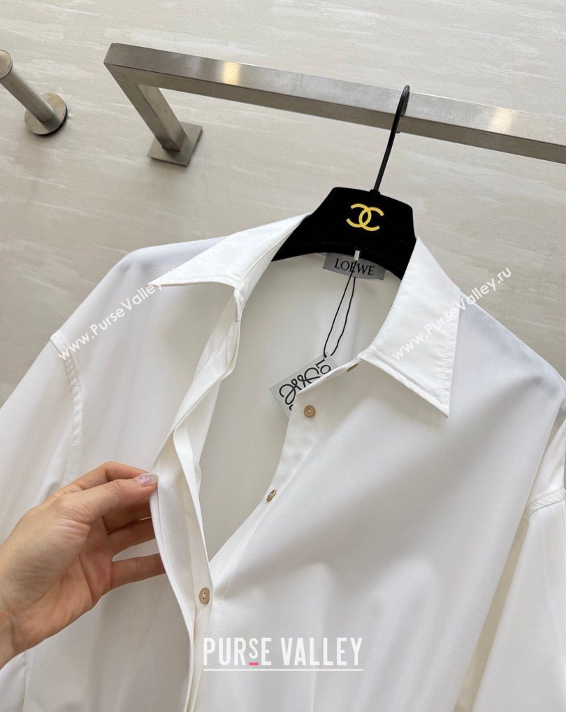Loewe Ring Charm Shirt White 2026 LW031102 (QI-260311053)