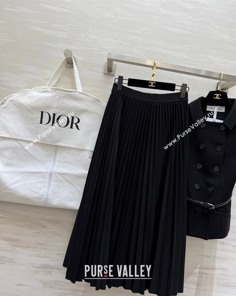 Dior Jacket and Skirt Set Black 2026 DR031103 (QI-260311090)