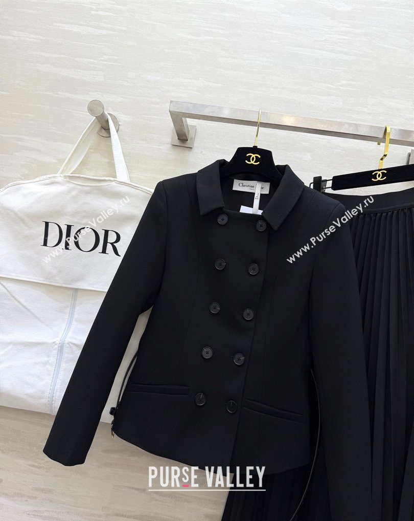 Dior Jacket and Skirt Set Black 2026 DR031103 (QI-260311090)