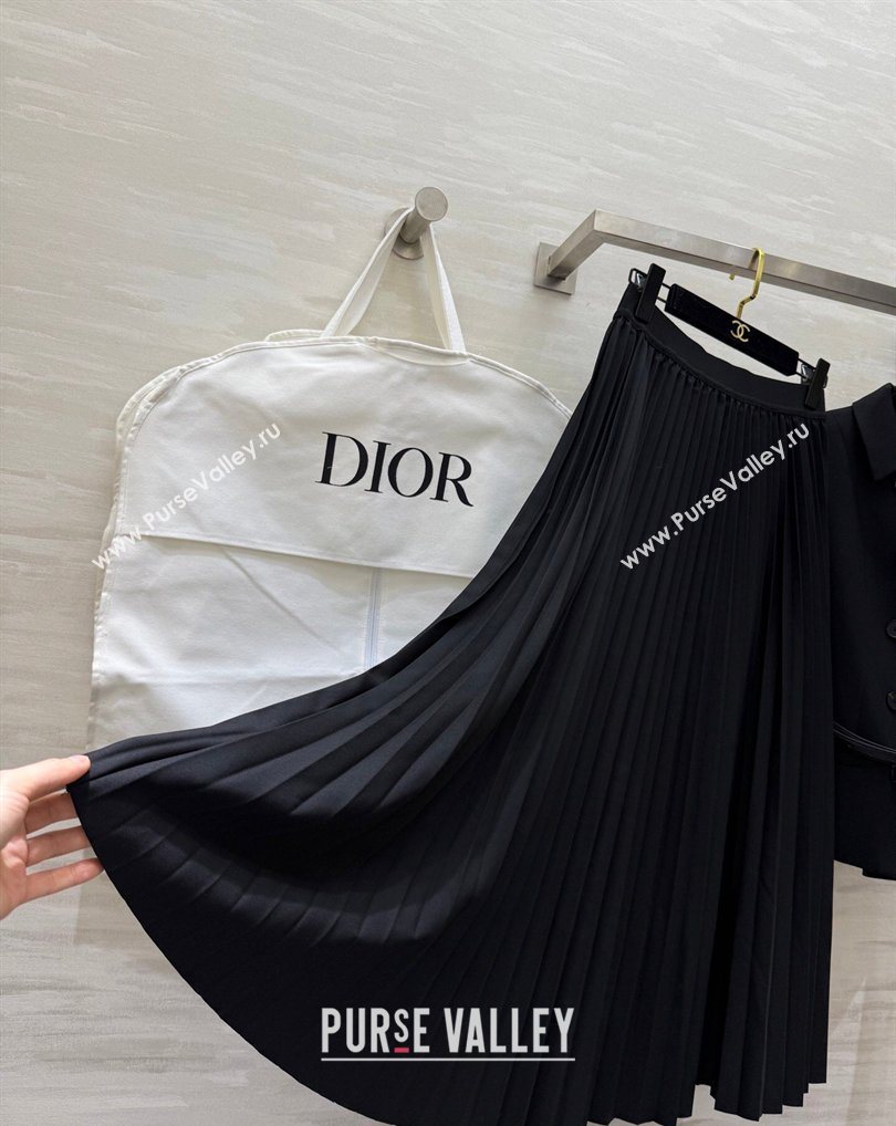 Dior Jacket and Skirt Set Black 2026 DR031103 (QI-260311090)