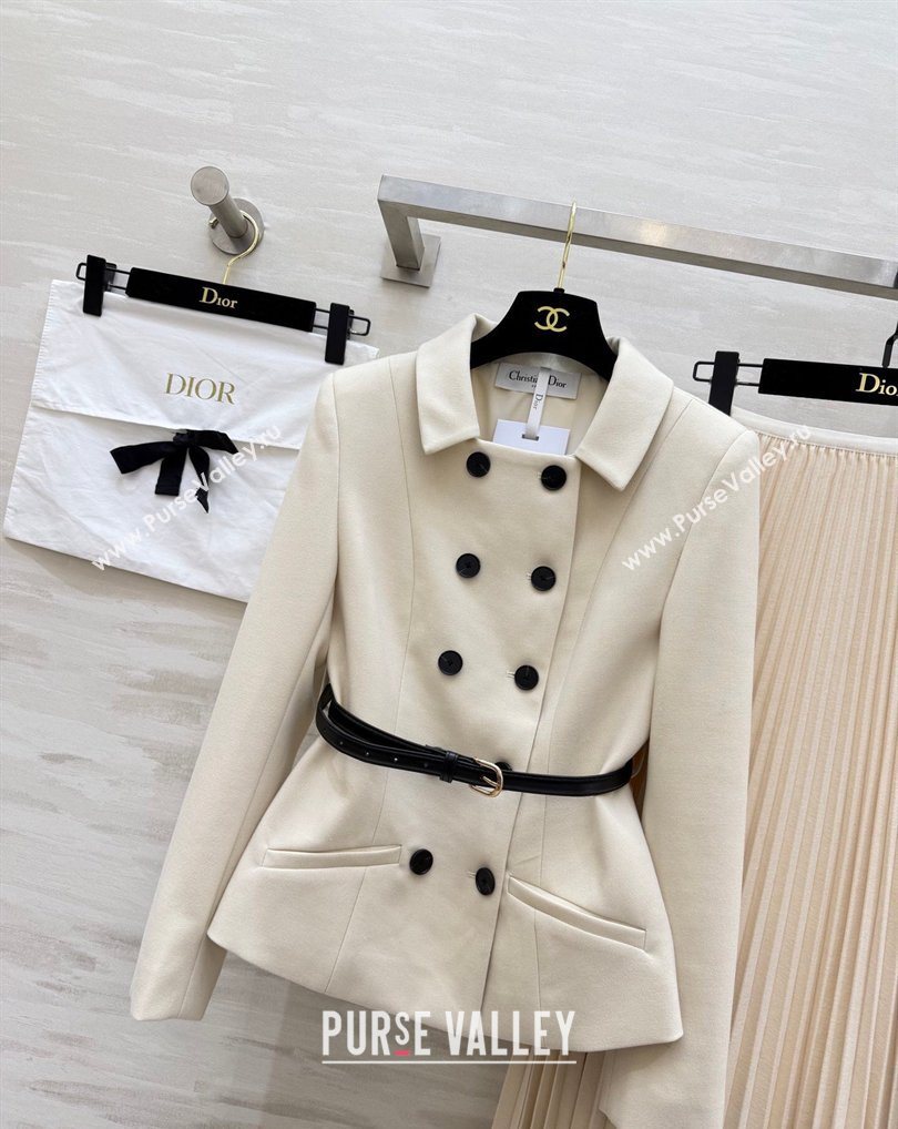 Dior Jacket and Skirt Set White 2026 DR031103 (QI-260311091)