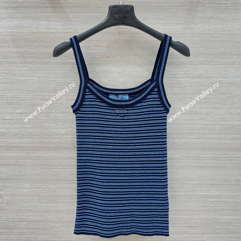 Prada Knit Vest Blue2 2026 PR031109 (QI-260311098)