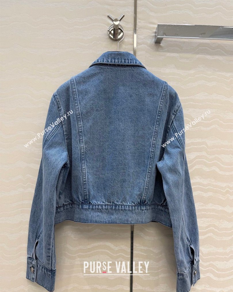 Chanel Cotton Denim Jacket Blue 2026 CH031112 (QI-260311099)