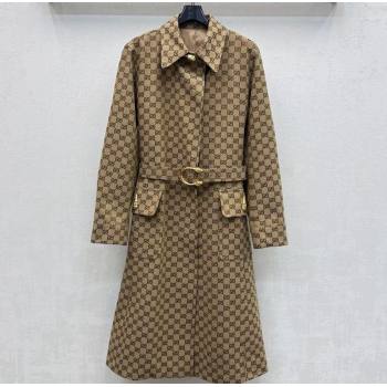Gucci GG Cotton Coat Beige 2026 GG031101 (QI-260311102)