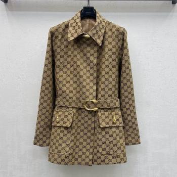 Gucci GG Cotton Jacket Beige 2026 GG031101 (QI-260311103)