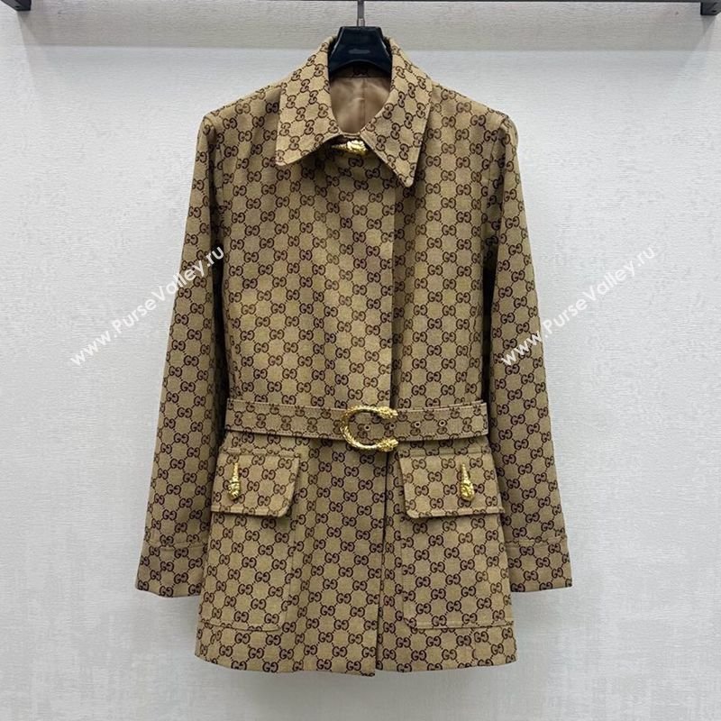 Gucci GG Cotton Jacket Beige 2026 GG031101 (QI-260311103)