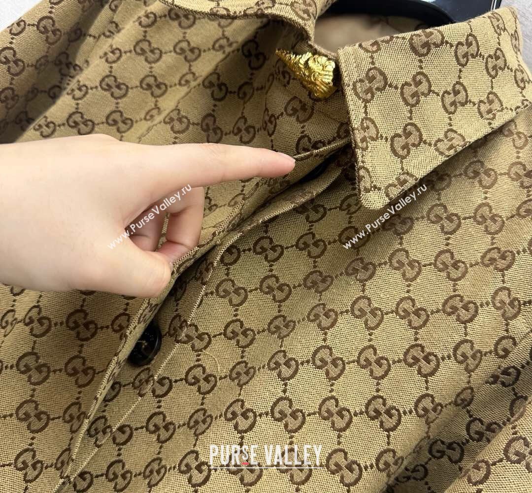 Gucci GG Cotton Jacket Beige 2026 GG031101 (QI-260311103)
