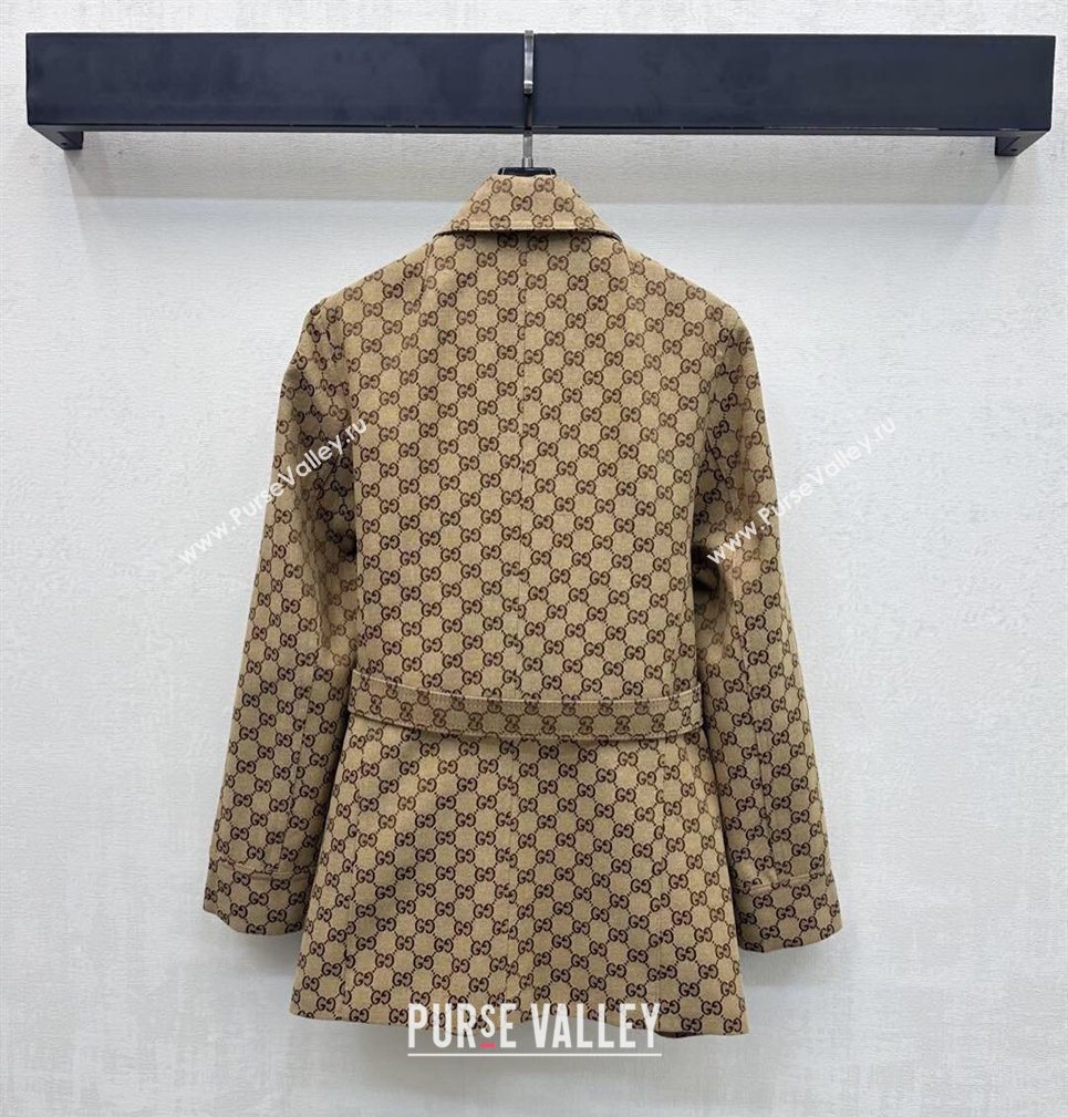 Gucci GG Cotton Jacket Beige 2026 GG031101 (QI-260311103)