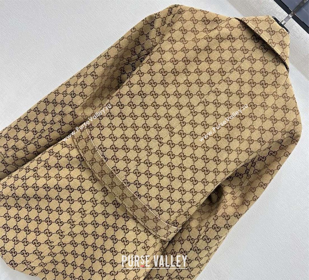 Gucci GG Cotton Jacket Beige 2026 GG031101 (QI-260311103)