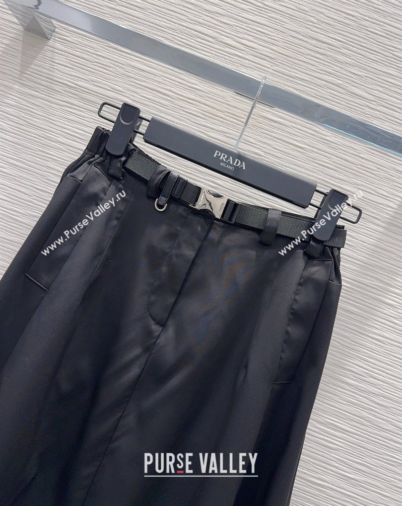 Prada Long Skirt Black 2026 PR031106 (QI-260311069)
