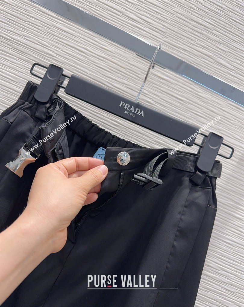 Prada Long Skirt Black 2026 PR031106 (QI-260311069)