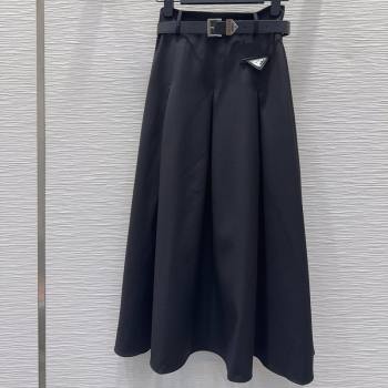 Prada Long Skirt Black 2026 PR031103 (QI-260311064)