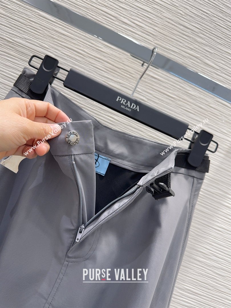 Prada Long Skirt Grey 2026 PR031104 (QI-260311065)