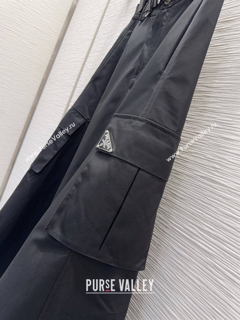 Prada Long Skirt Black 2026 PR031104 (QI-260311066)