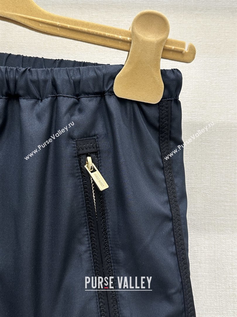 Miu Miu Nylon Shorts Dark Blue 2026 MM032302 (QI-260323004)