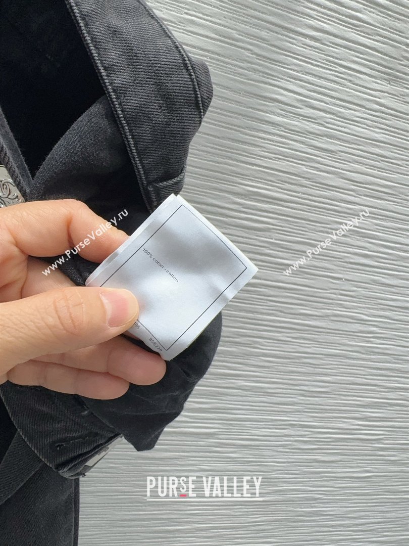 Chanel Cotton Jeans Black 2026 CH032407 (QI-260324014)