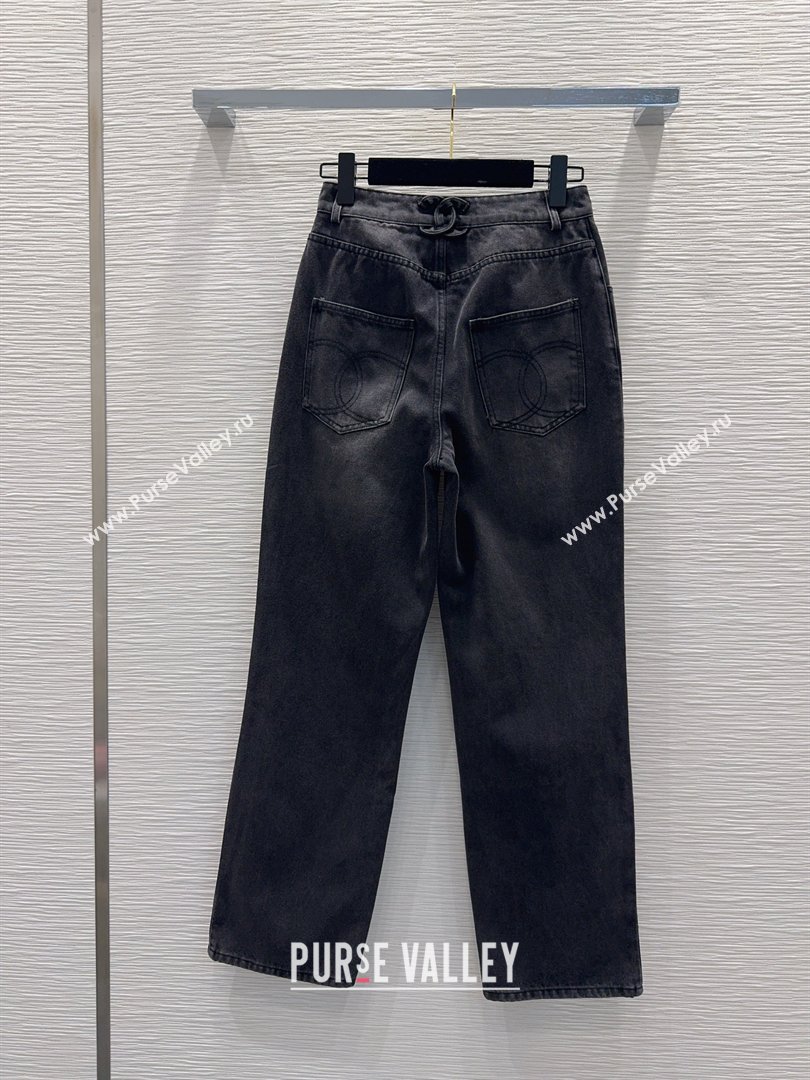 Chanel Cotton Jeans Black 2026 CH032407 (QI-260324014)