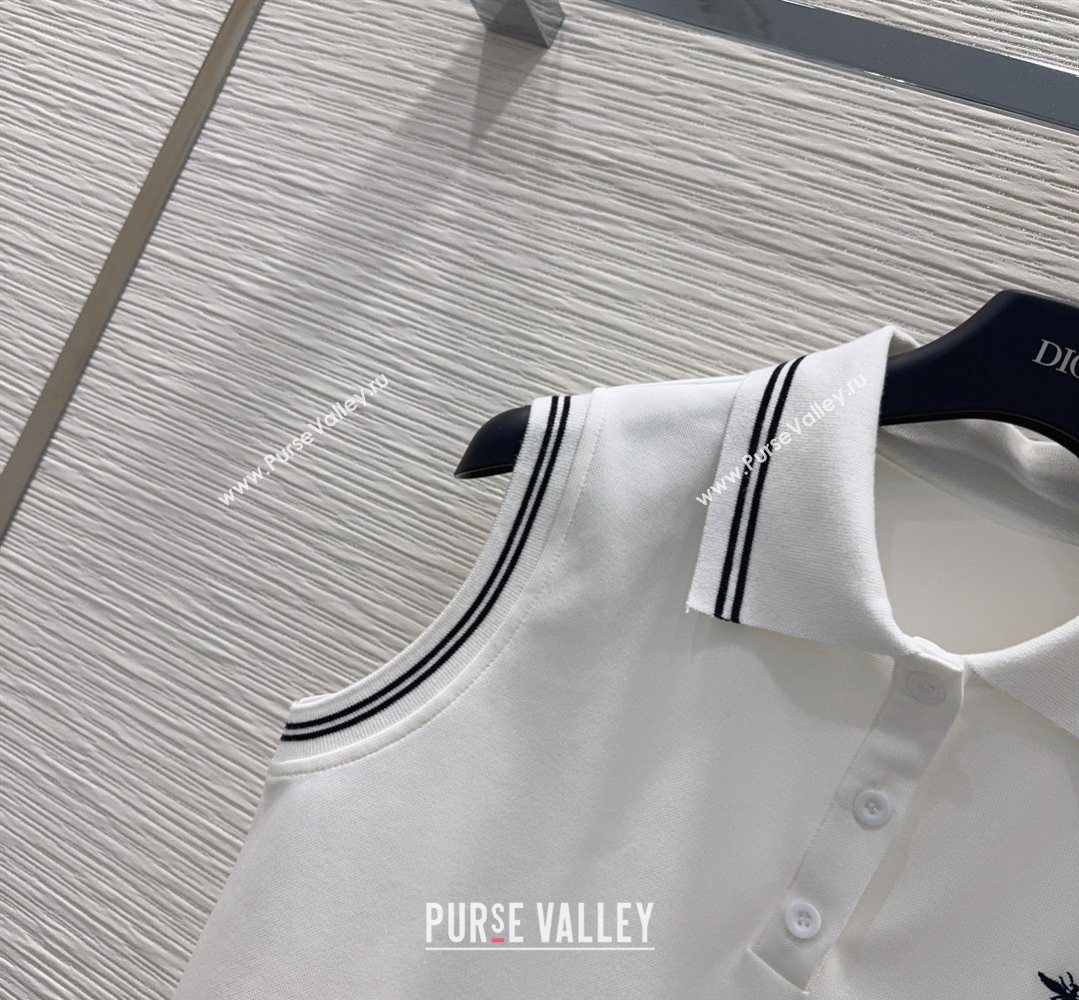 Dior Vest and Skirt Set White 2026 DR032415 (QI-260324025)
