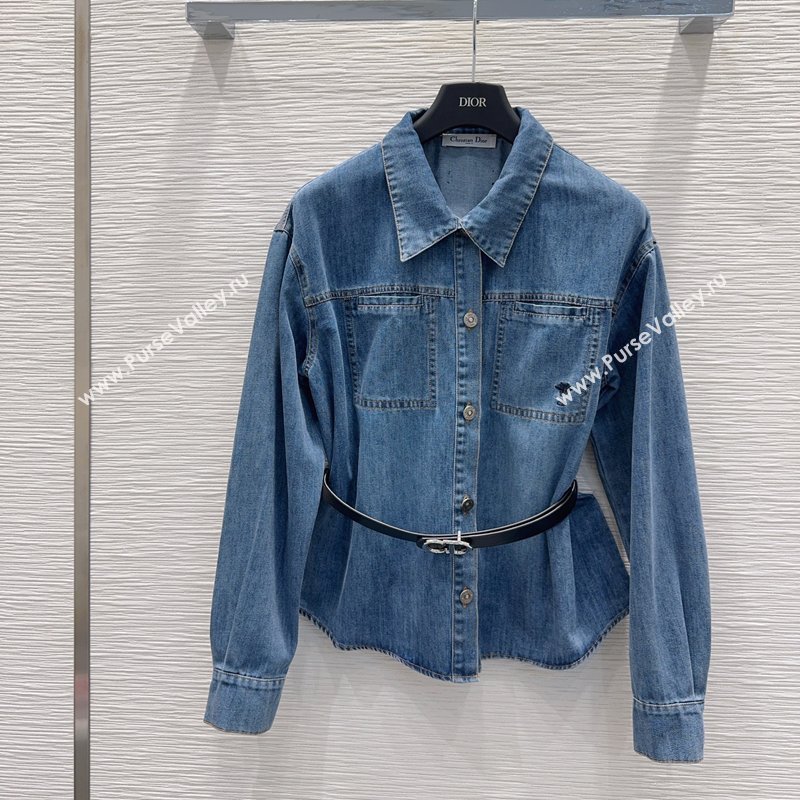 Dior Denim Jacket Blue 2026 DR032420 (QI-260324040)