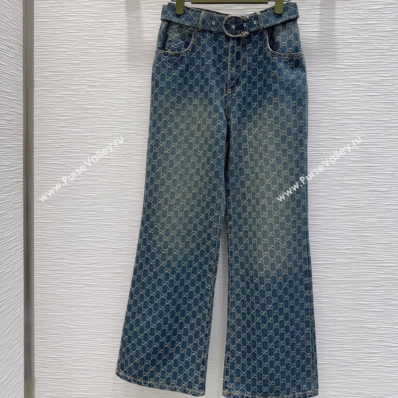 Gucci GG Denim Jeans Blue 2026 GG032501 (QI-260325006)