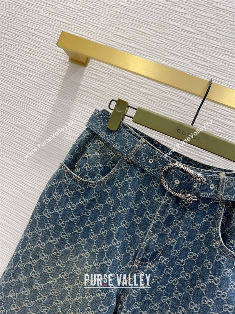 Gucci GG Denim Jeans Blue 2026 GG032501 (QI-260325006)