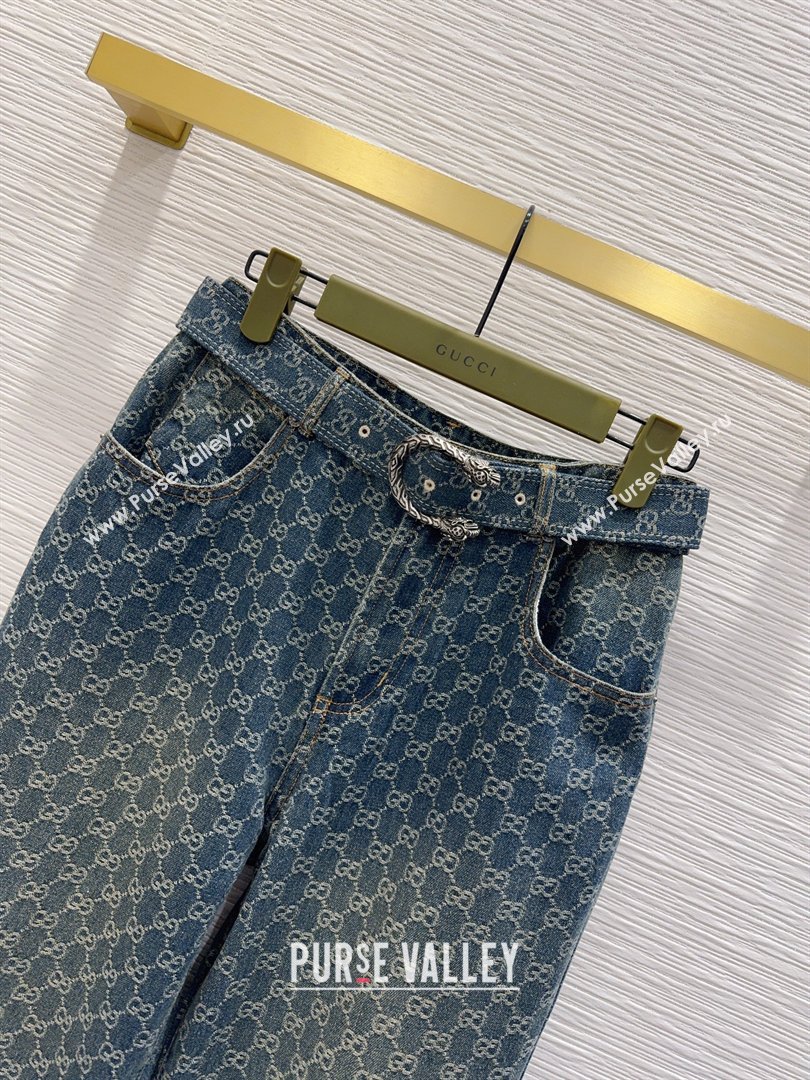 Gucci GG Denim Jeans Blue 2026 GG032501 (QI-260325006)