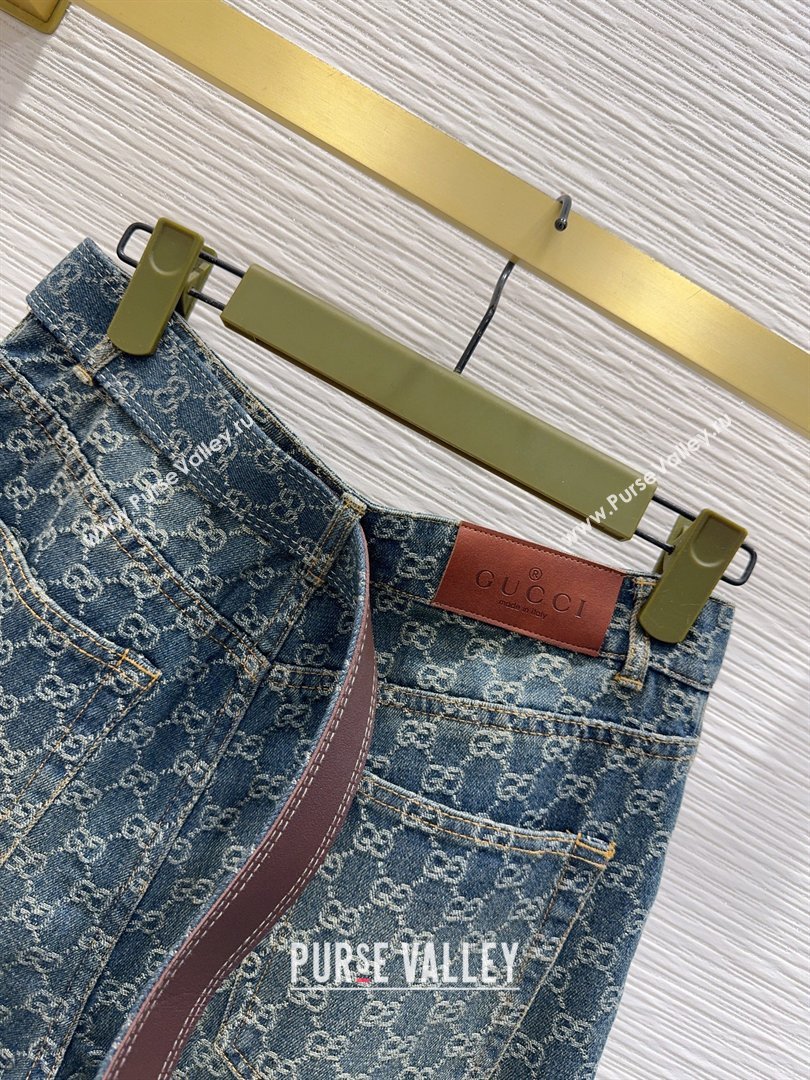 Gucci GG Denim Jeans Blue 2026 GG032501 (QI-260325006)
