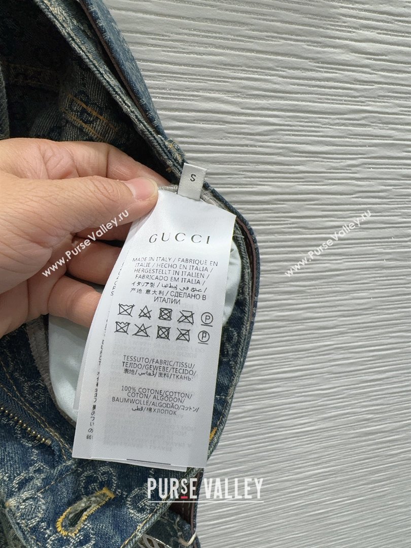 Gucci GG Denim Jeans Blue 2026 GG032501 (QI-260325006)