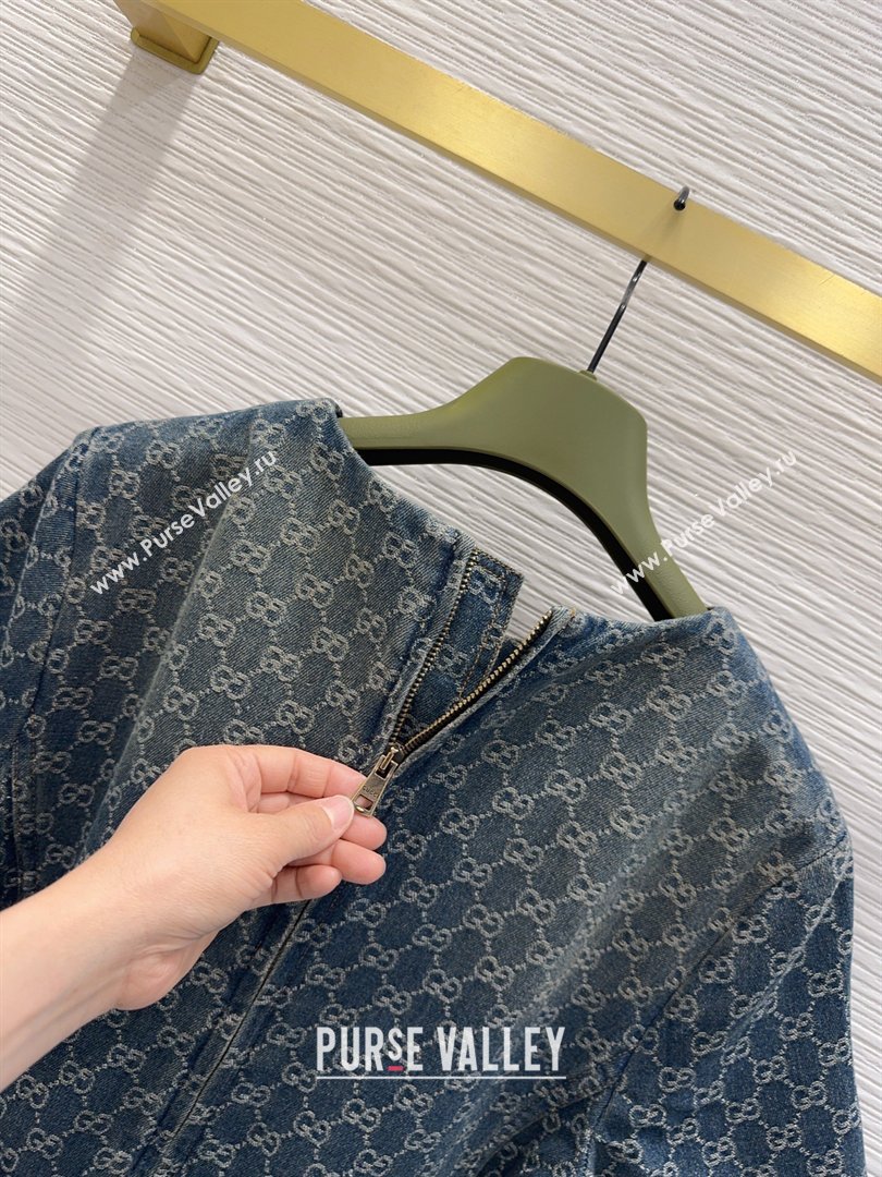 Gucci GG Denim Dress Blue 2026 GG032501 (QI-260325010)