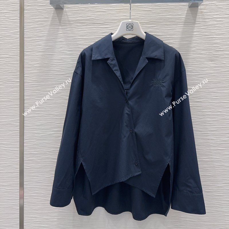 Loewe Shirt Dark Blue 2026 LW032403 (QI-260324004)