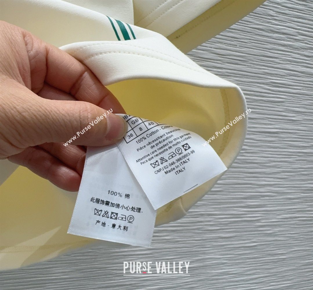 Dior Cotton T-Shirt and Shorts Set White 2026 DR032501 (QI-260325023)