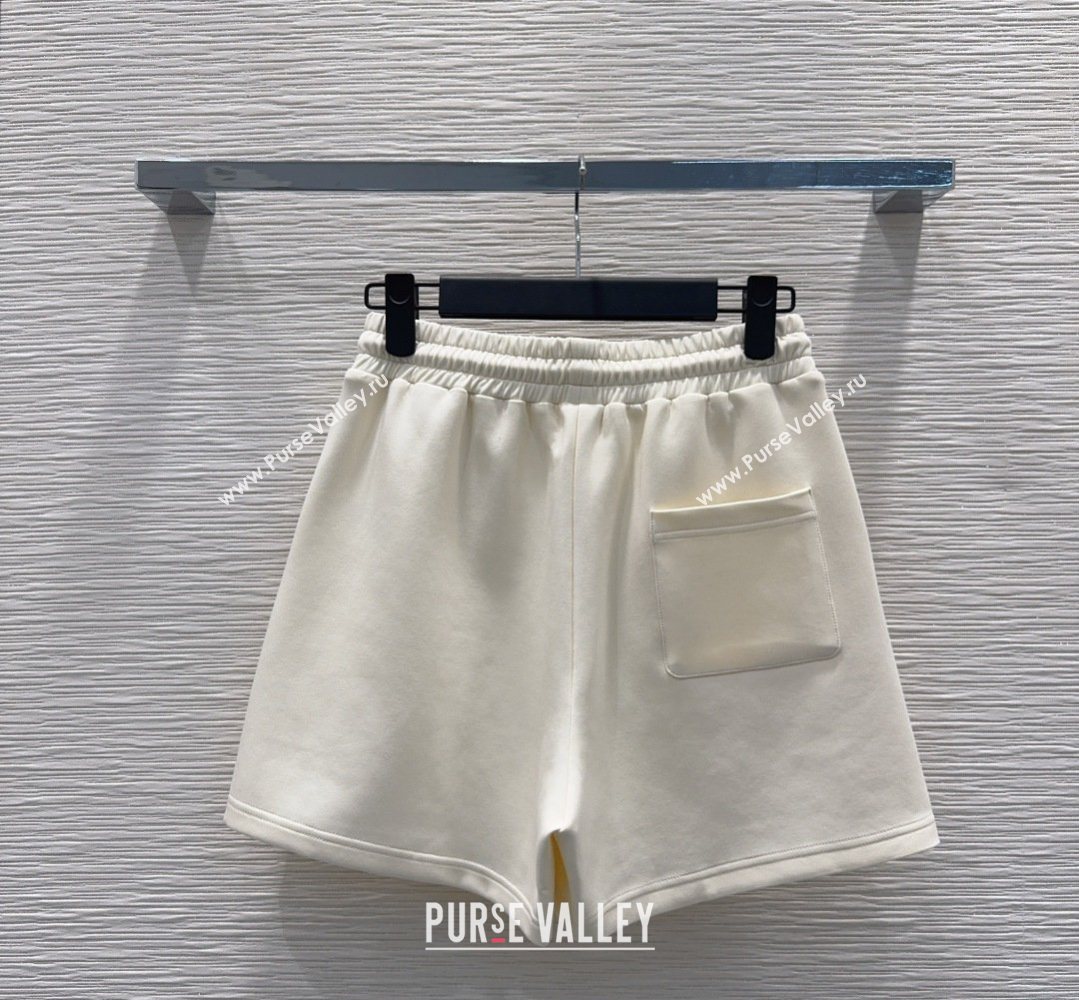 Dior Cotton T-Shirt and Shorts Set White 2026 DR032501 (QI-260325023)
