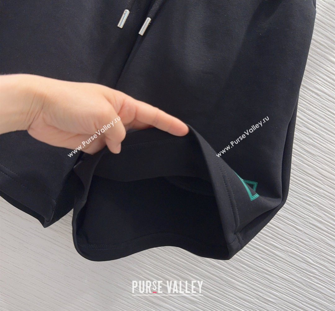 Dior Cotton T-Shirt and Shorts Set Black 2026 DR032501 (QI-260325024)