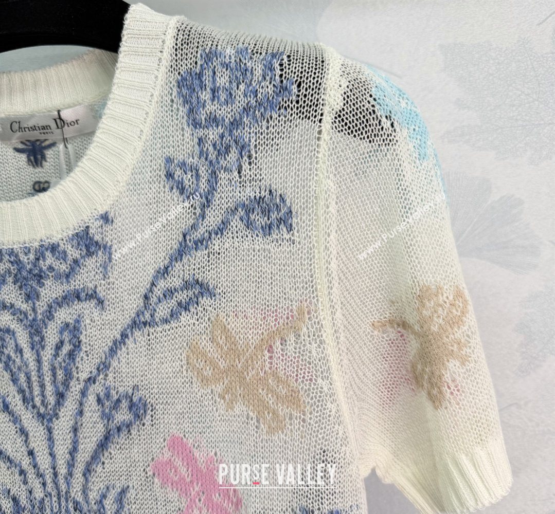 Dior Embroidered Top White 2026 DR032502 (QI-260325026)