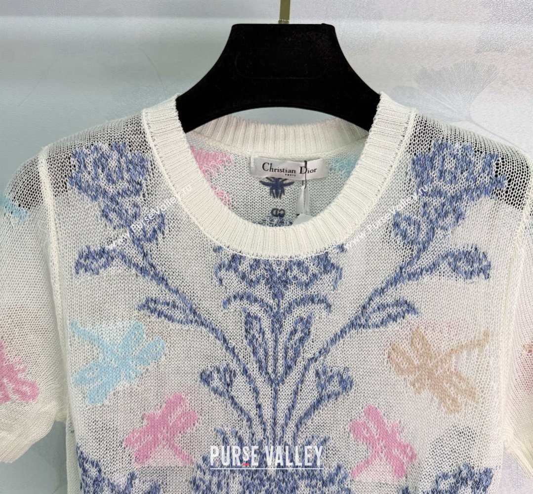 Dior Embroidered Top White 2026 DR032502 (QI-260325026)