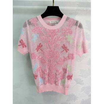 Dior Embroidered Top Pink 2026 DR032502 (QI-260325025)