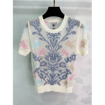 Dior Embroidered Top White 2026 DR032502 (QI-260325026)